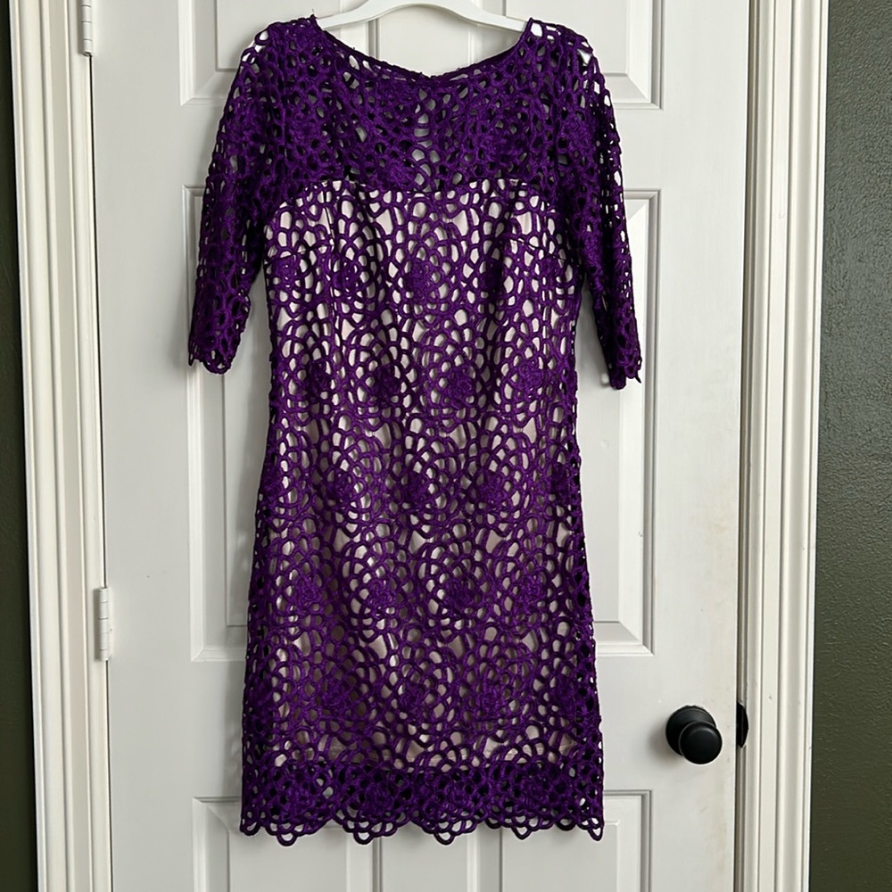 Jax Purple Lace Dress